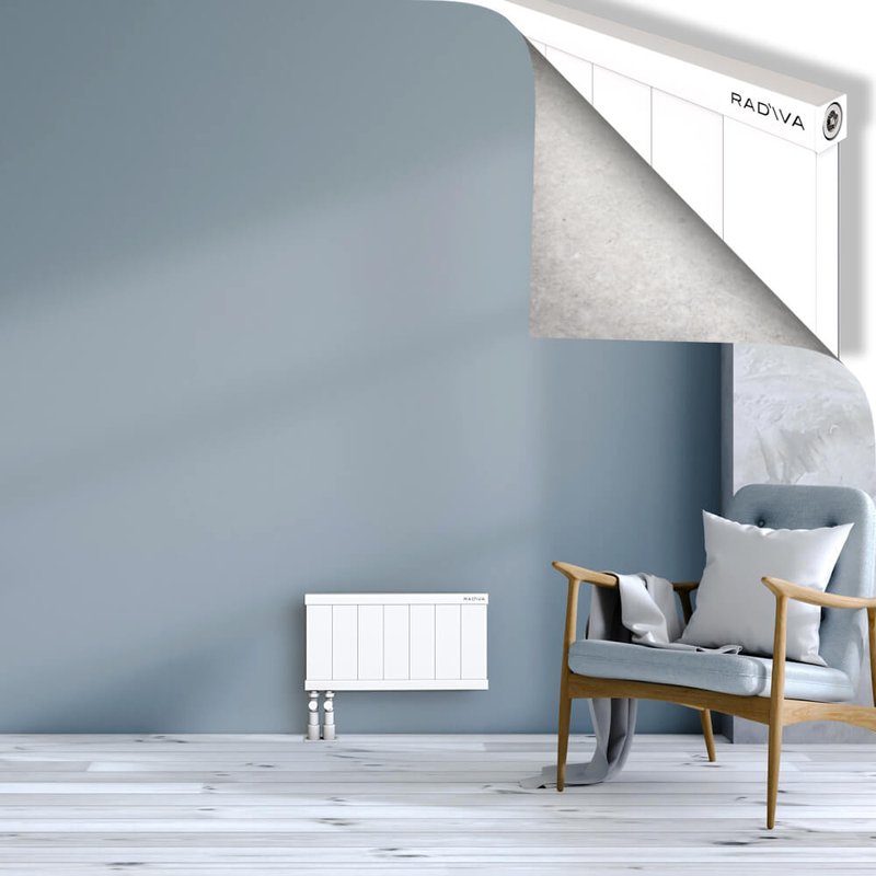 RIO Dekoratif Alüminyum Radyatör 300x704 Beyaz