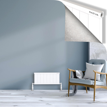 Radiva - Rio Dekoratif Alüminyum Radyatör 300x804 Beyaz