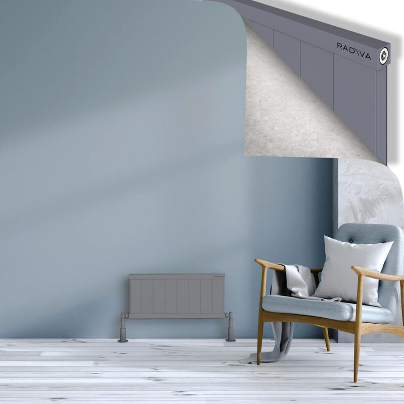 RIO Dekoratif Alüminyum Radyatör 300x804 Gri