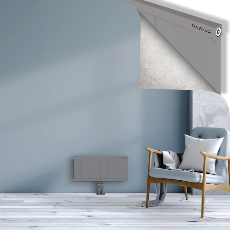 RIO Dekoratif Alüminyum Radyatör 300x804 Gri