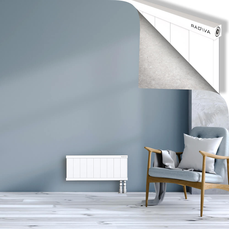 RIO Dekoratif Alüminyum Radyatör 300x904 Beyaz