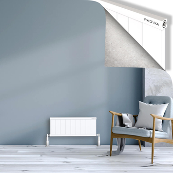 Radiva - Rio Dekoratif Alüminyum Radyatör 300x904 Beyaz