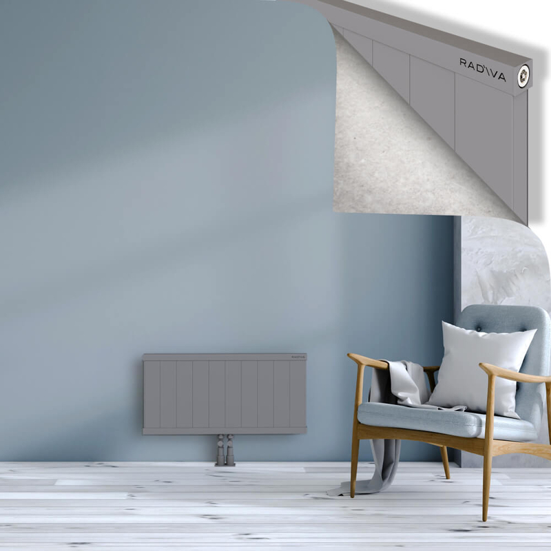 RIO Dekoratif Alüminyum Radyatör 400x1004 Gri