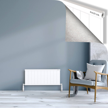 Radiva - Rio Dekoratif Alüminyum Radyatör 400x1104 Beyaz