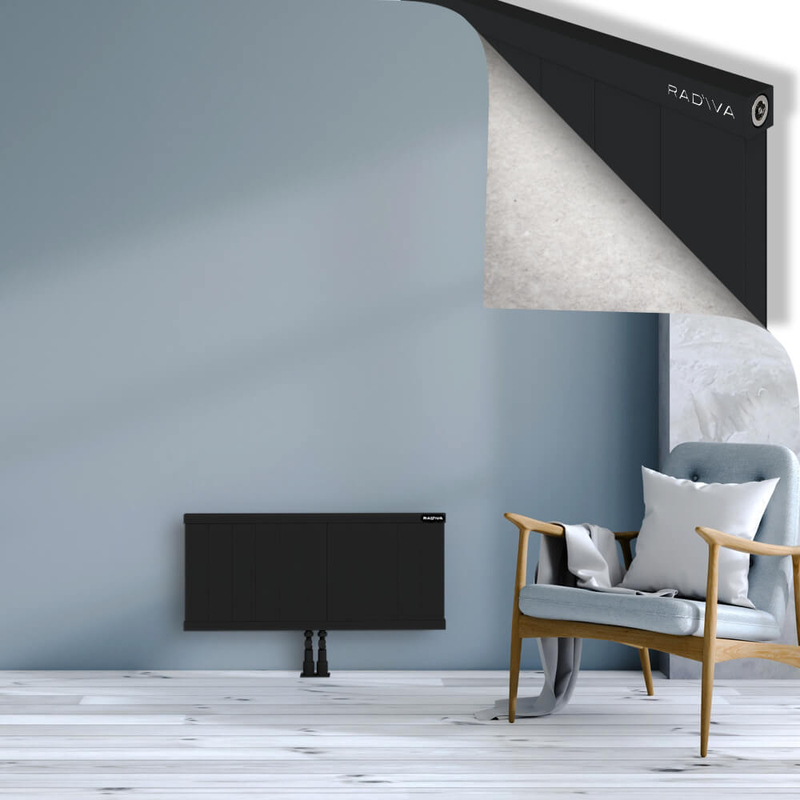 RIO Dekoratif Alüminyum Radyatör 400x1104 Siyah
