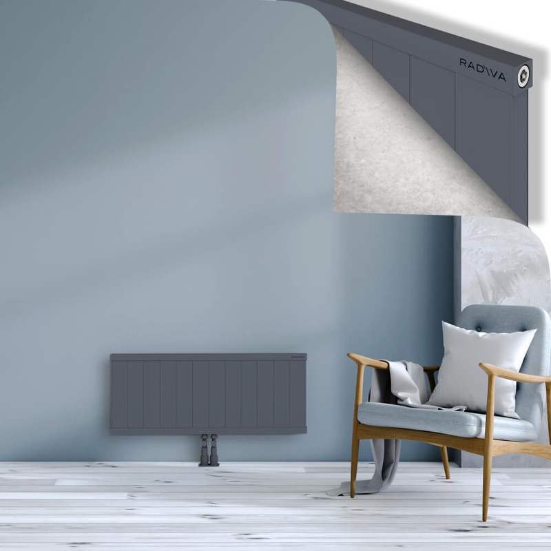 RIO Dekoratif Alüminyum Radyatör 400x1204 Antrasit