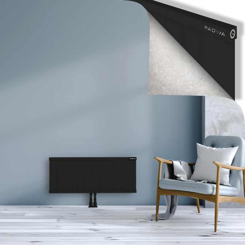 RIO Dekoratif Alüminyum Radyatör 400x1204 Siyah