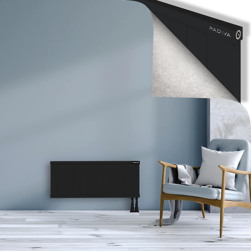 RIO Dekoratif Alüminyum Radyatör 400x1204 Siyah