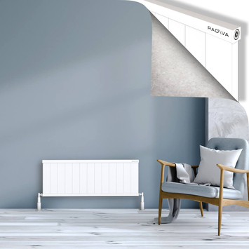 Radiva - Rio Dekoratif Alüminyum Radyatör 400x1304 Beyaz
