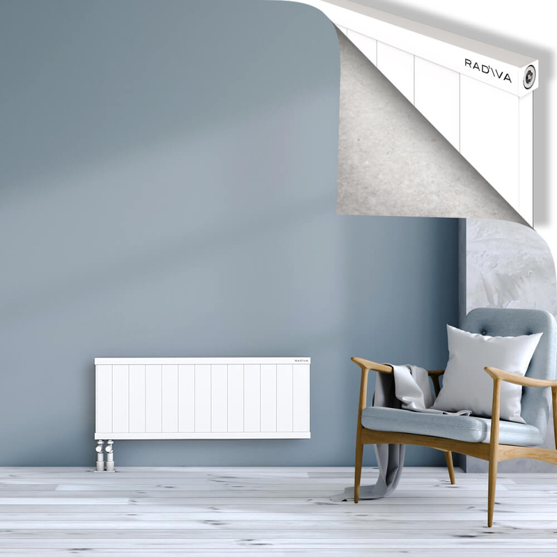 RIO Dekoratif Alüminyum Radyatör 400x1304 Beyaz