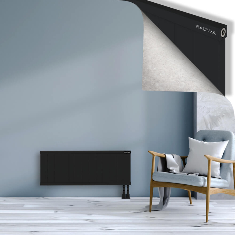 RIO Dekoratif Alüminyum Radyatör 400x1304 Siyah