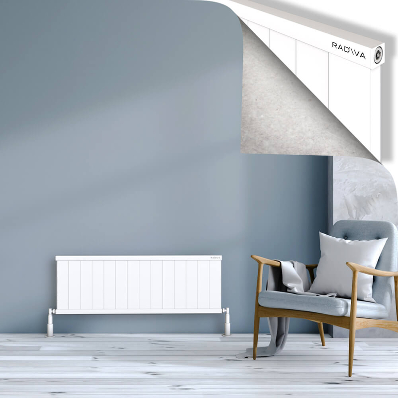 RIO Dekoratif Alüminyum Radyatör 400x1404 Beyaz