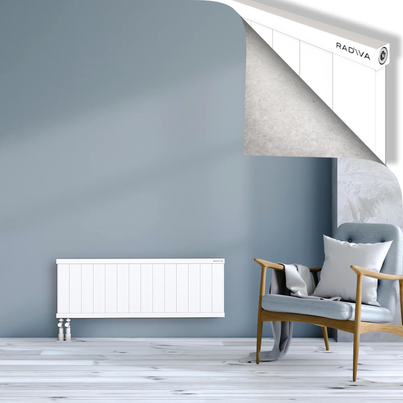 RIO Dekoratif Alüminyum Radyatör 400x1404 Beyaz