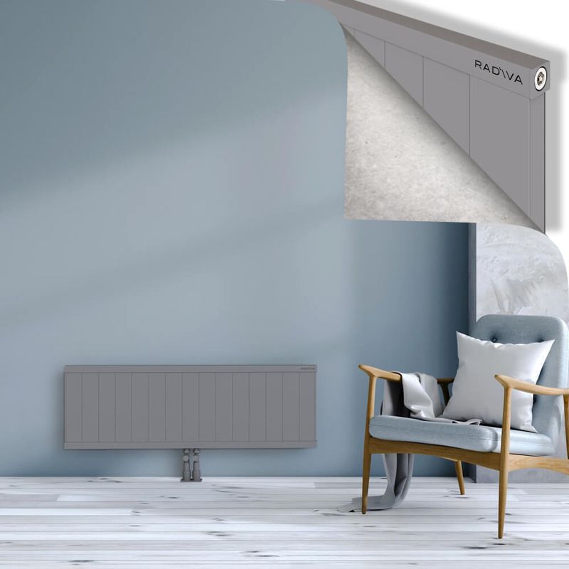 RIO Dekoratif Alüminyum Radyatör 400x1504 Gri