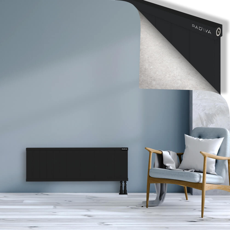 RIO Dekoratif Alüminyum Radyatör 400x1504 Siyah