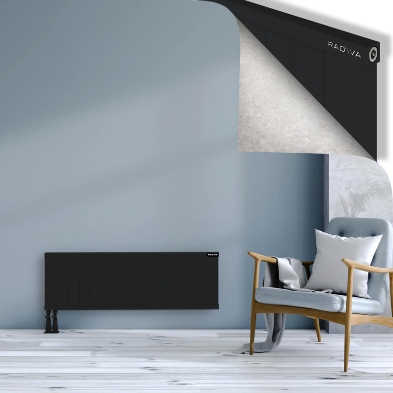 RIO Dekoratif Alüminyum Radyatör 400x1504 Siyah