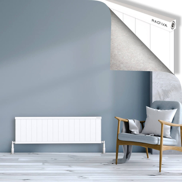 Radiva - Rio Dekoratif Alüminyum Radyatör 400x1604 Beyaz