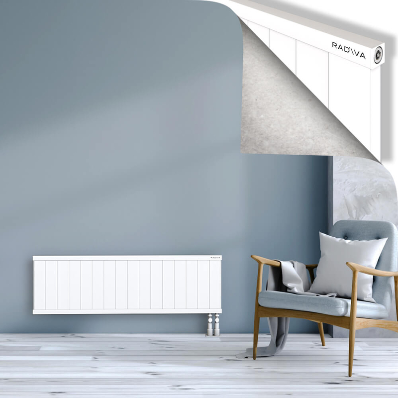 RIO Dekoratif Alüminyum Radyatör 400x1604 Beyaz