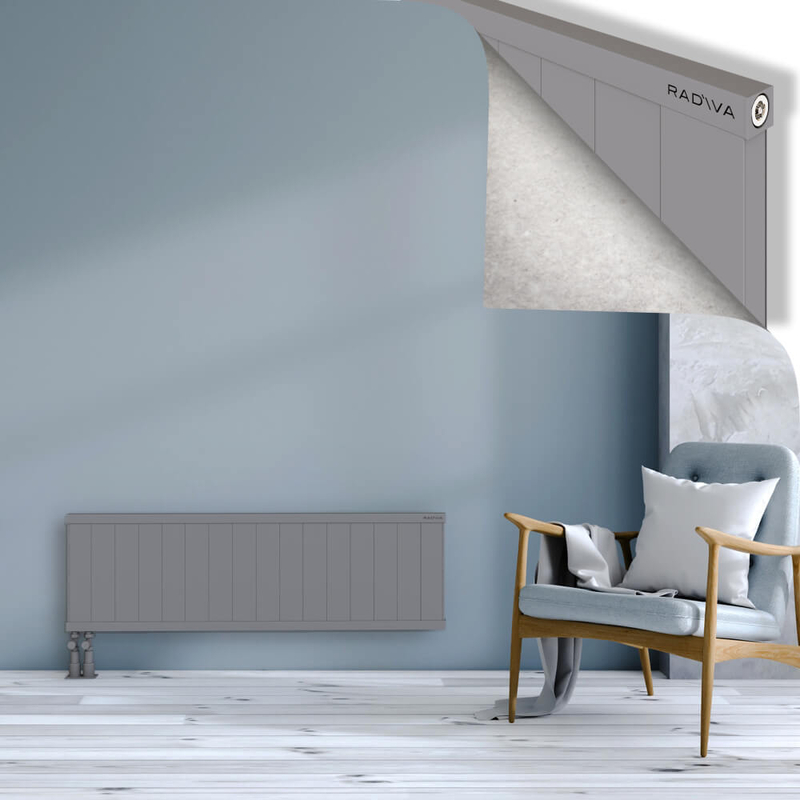 RIO Dekoratif Alüminyum Radyatör 400x1604 Gri