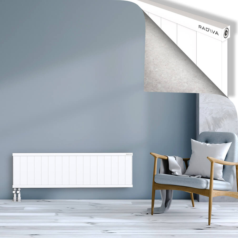 RIO Dekoratif Alüminyum Radyatör 400x1704 Beyaz
