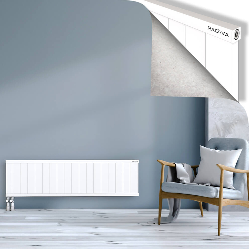 RIO Dekoratif Alüminyum Radyatör 400x1804 Beyaz