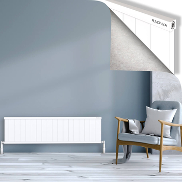 Radiva - Rio Dekoratif Alüminyum Radyatör 400x1804 Beyaz
