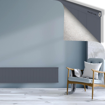 RIO Dekoratif Alüminyum Radyatör 400x2404 Antrasit - Thumbnail