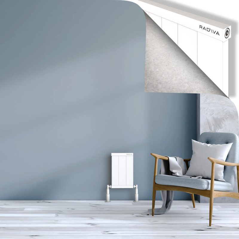 RIO Dekoratif Alüminyum Radyatör 400x304 Beyaz