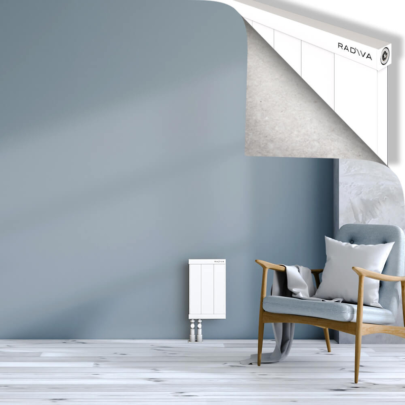 RIO Dekoratif Alüminyum Radyatör 400x304 Beyaz