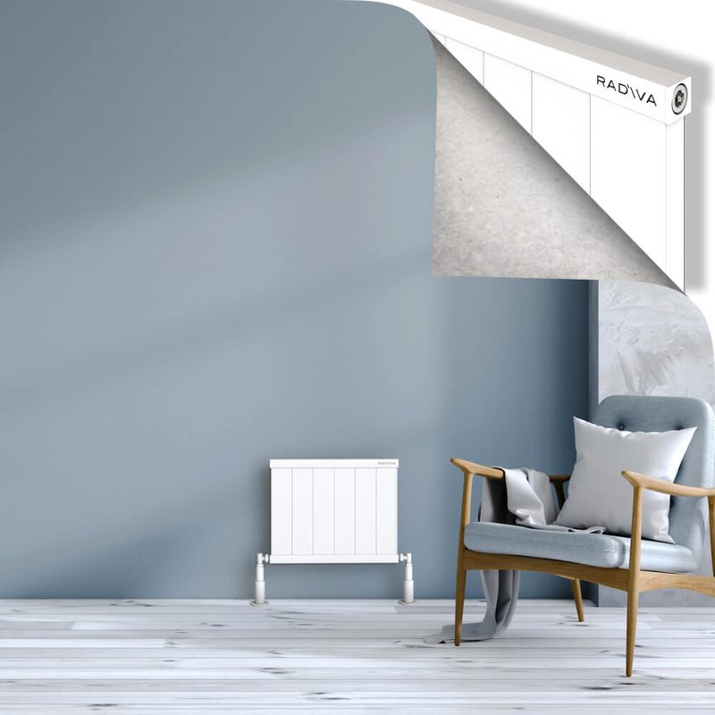 RIO Dekoratif Alüminyum Radyatör 400x604 Beyaz