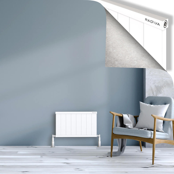 Radiva - Rio Dekoratif Alüminyum Radyatör 400x804 Beyaz