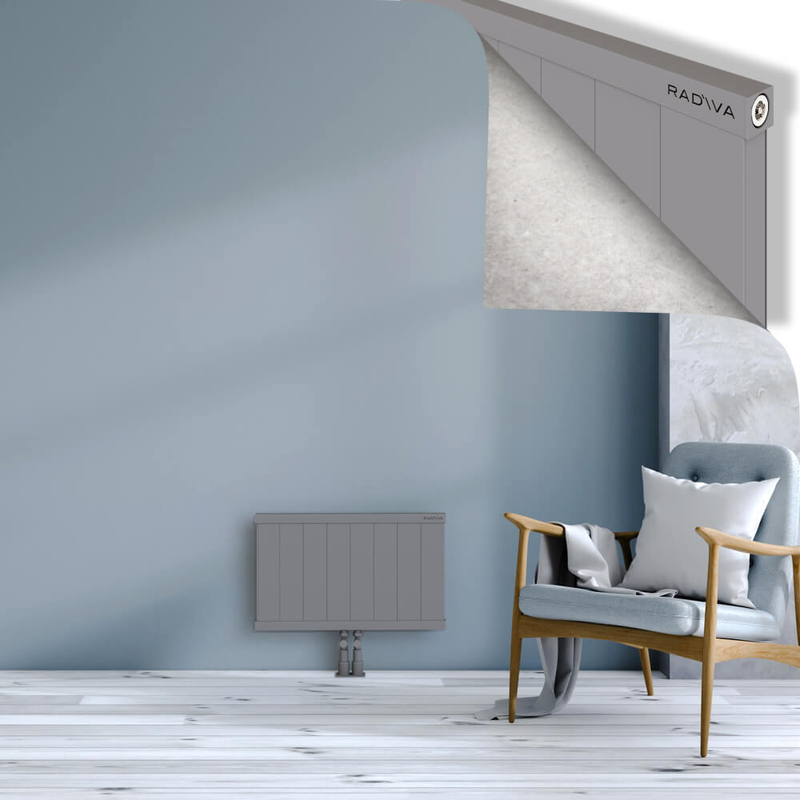 RIO Dekoratif Alüminyum Radyatör 400x804 Gri