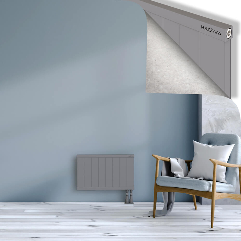 RIO Dekoratif Alüminyum Radyatör 400x804 Gri