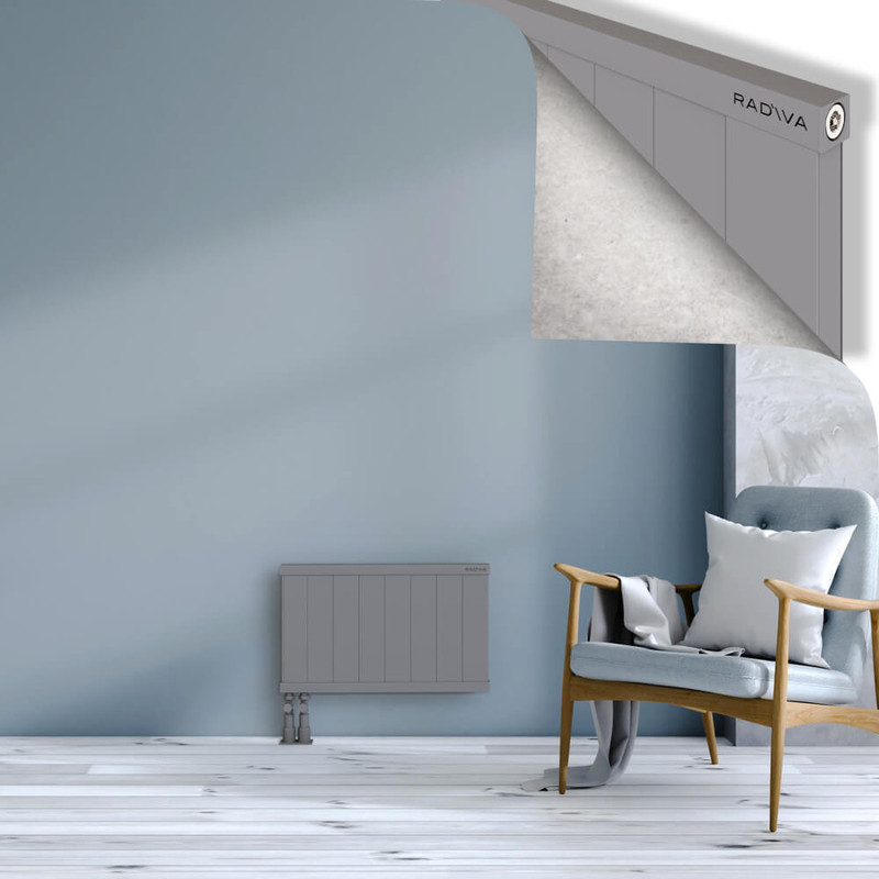 RIO Dekoratif Alüminyum Radyatör 400x804 Gri