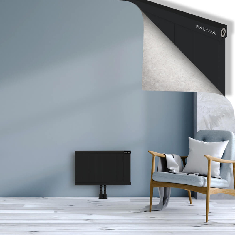 RIO Dekoratif Alüminyum Radyatör 400x804 Siyah