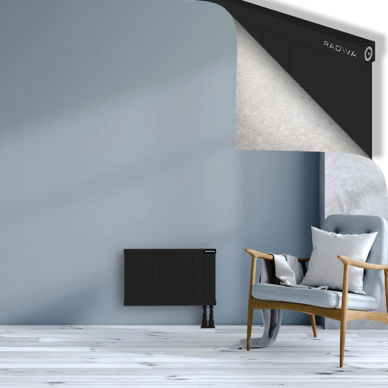 RIO Dekoratif Alüminyum Radyatör 400x804 Siyah