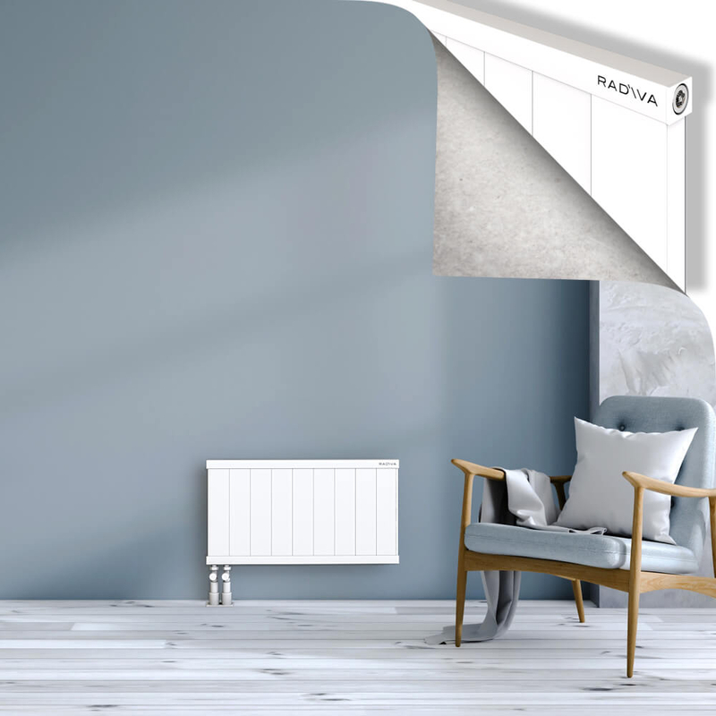 RIO Dekoratif Alüminyum Radyatör 400x904 Beyaz