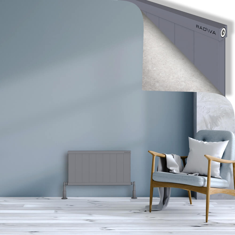 RIO Dekoratif Alüminyum Radyatör 400x904 Gri