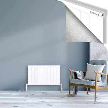 Radiva - Rio Dekoratif Alüminyum Radyatör 500x1004 Beyaz