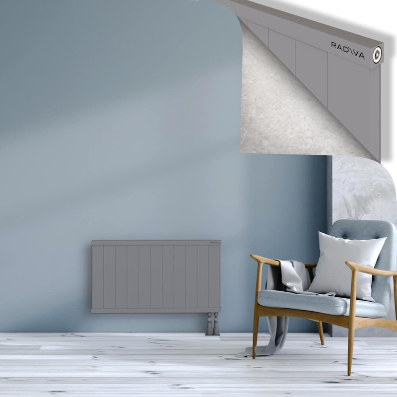 RIO Dekoratif Alüminyum Radyatör 500x1104 Gri