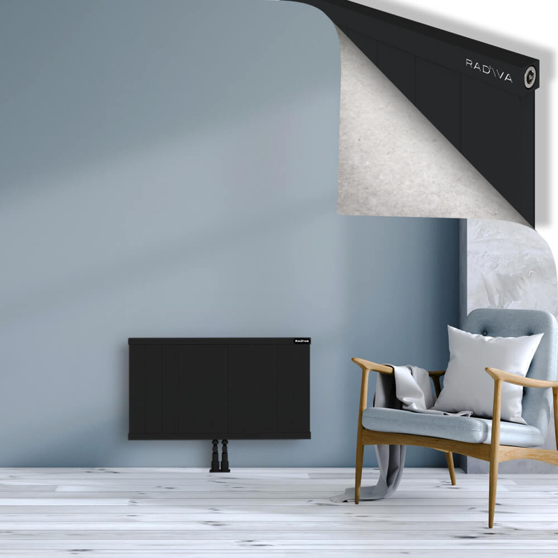 RIO Dekoratif Alüminyum Radyatör 500x1104 Siyah