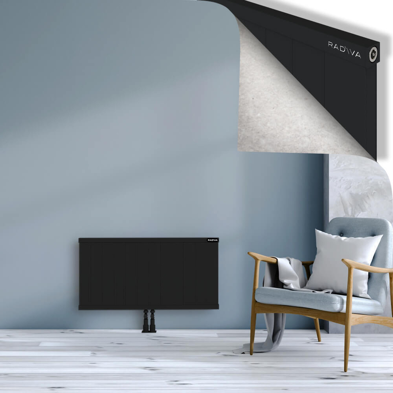 RIO Dekoratif Alüminyum Radyatör 500x1204 Siyah