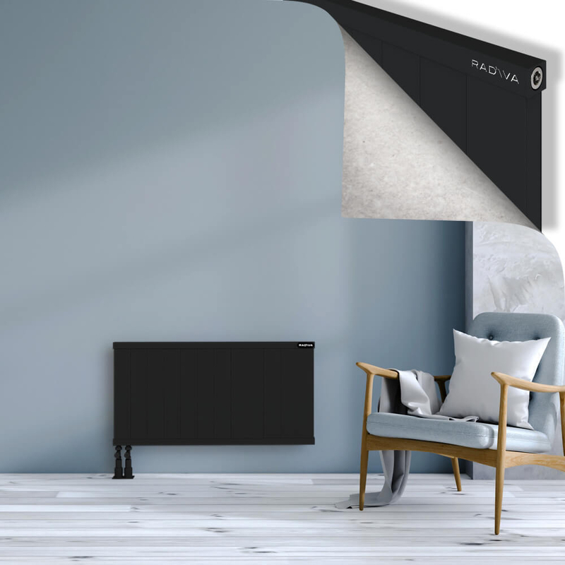 RIO Dekoratif Alüminyum Radyatör 500x1204 Siyah