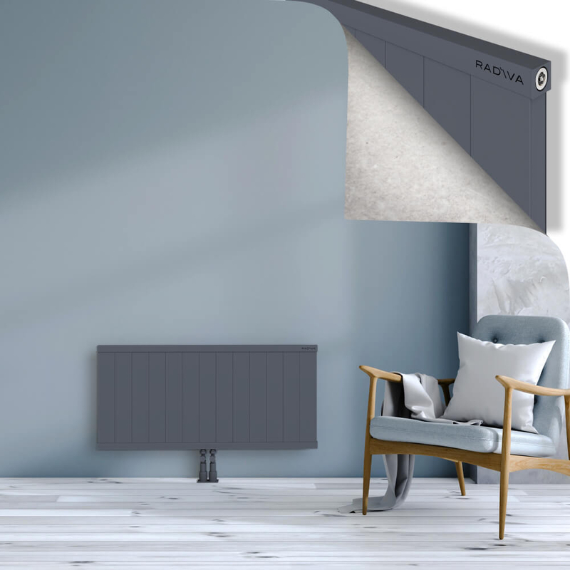 RIO Dekoratif Alüminyum Radyatör 500x1304 Antrasit