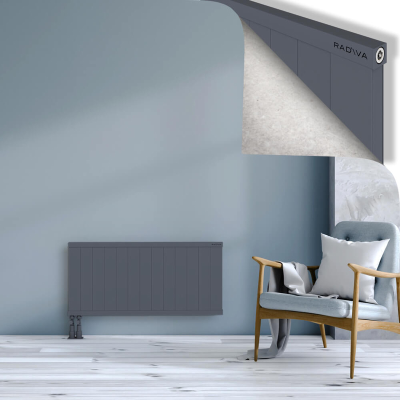 RIO Dekoratif Alüminyum Radyatör 500x1304 Antrasit
