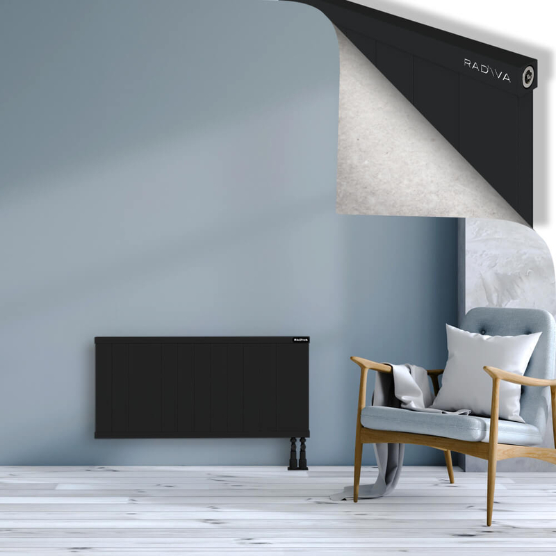 RIO Dekoratif Alüminyum Radyatör 500x1304 Siyah