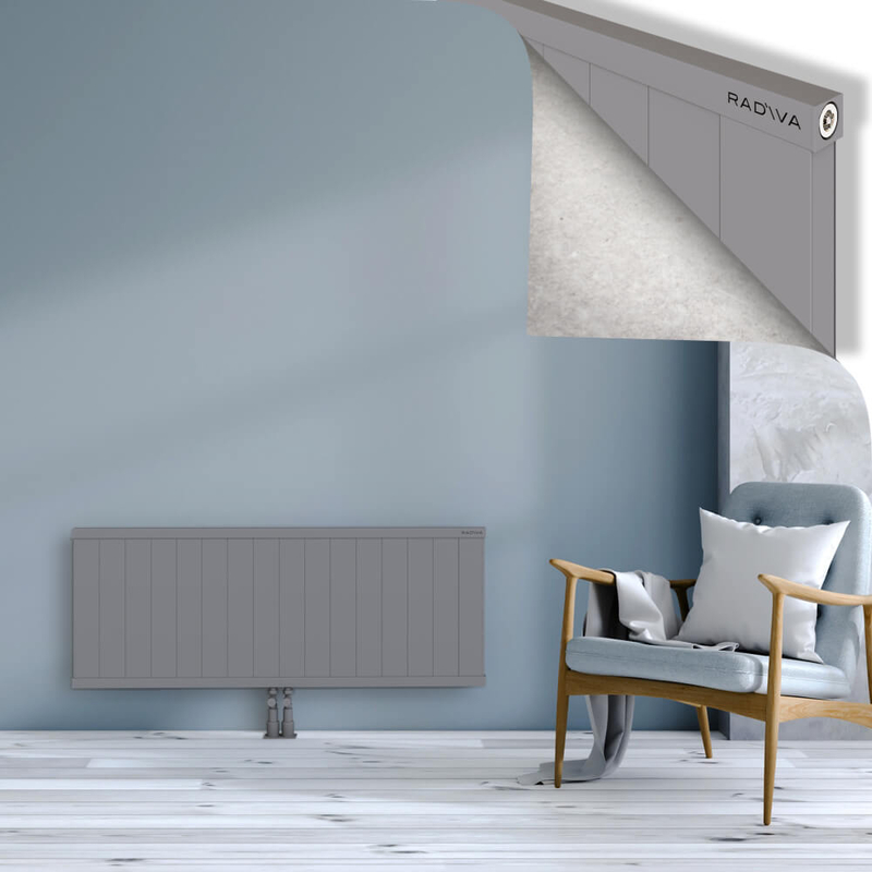 RIO Dekoratif Alüminyum Radyatör 500x1604 Gri