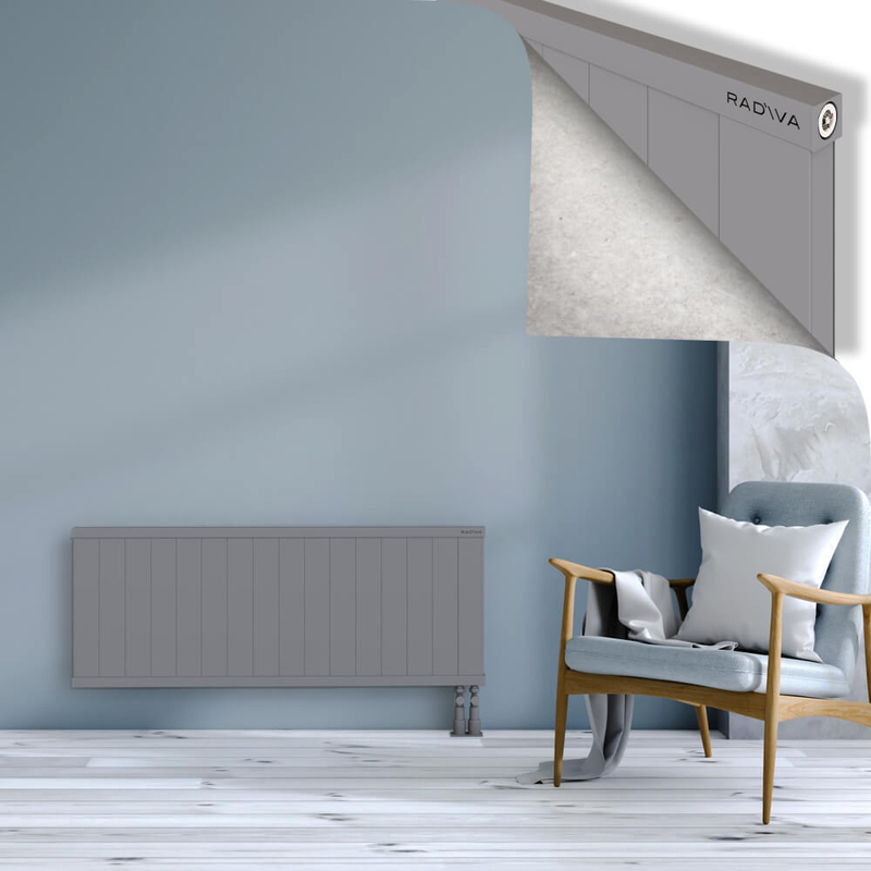 RIO Dekoratif Alüminyum Radyatör 500x1604 Gri