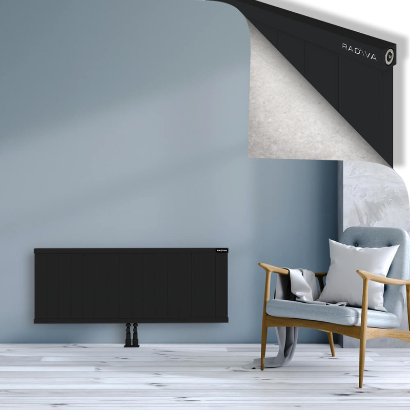 RIO Dekoratif Alüminyum Radyatör 500x1604 Siyah
