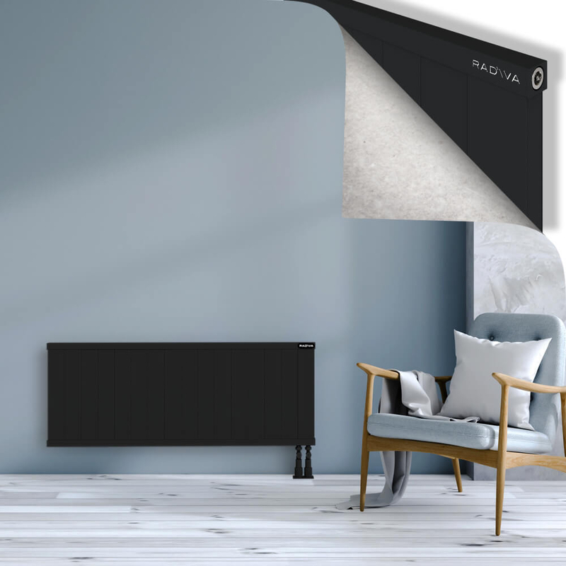 RIO Dekoratif Alüminyum Radyatör 500x1604 Siyah